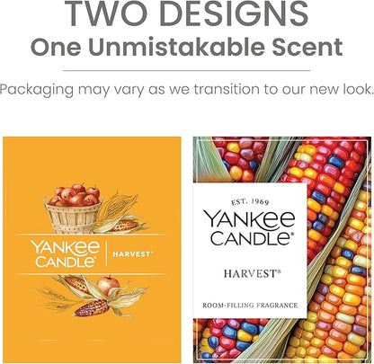 Yankee Candle Large Tumbler Scented Candle with up to 80 Hour Burn Time, Premium Plant Wax Blend for Consistent Burn, 20 oz Tumbler Candle with Room Filling Fragrance, Harvest