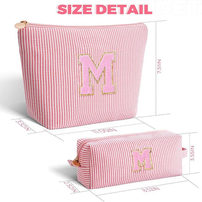 Mothers Day Gifts for Mom,Mum Gifts from Daughter,Birthday Gifts for Wife Sister Her,Mother in Law Gift,Mama Gifts Idea,Makeup Bag Set Cosmetic Bag - Peach,M
