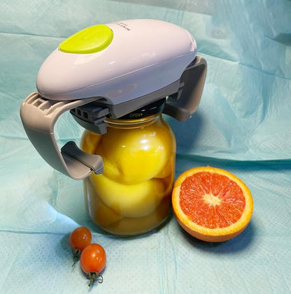 Jar Opener for weak hands, Automatic Jar Opener for seniors with arthritis, Electric Jar Openers for Seniors, Fits 1.2" - 3.5" Lid size, Suitable for the elderly/arthritis (AMZ coercive pricing）