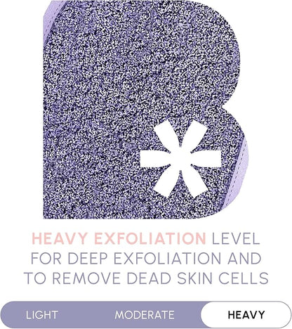 Brooklyn Botany Exfoliating Mitt for Bath and Shower – Heavy Duty Exfoliating Body Scrubber for Massage and Dead Skin Remover for Body – 1 Mitt