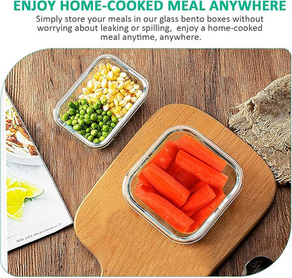 KOMUEE 24 Pieces Glass Food Storage Containers Set, Meal Prep Containers, BPA-Free Airtight Glass Storage Containers with lids,Freezer, Microwave and Oven Safe,Gray