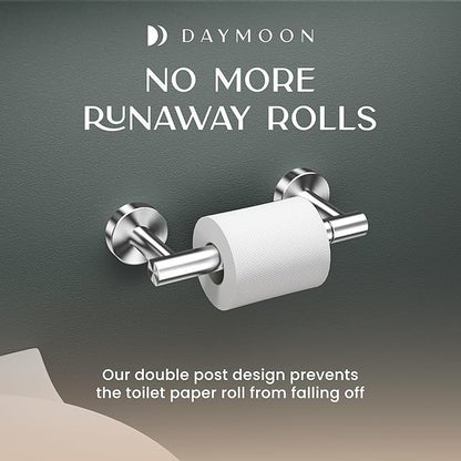 Day Moon™ Polished Chrome Toilet Paper Holder - Chrome Toilet Paper Holder Wall Mount