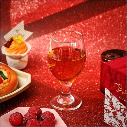 Patelai Set of 120 Clear Glasses 13.5 oz Water Goblet Glass Stemmed Water Glasses for Juice Wine Beer Tea Milk Cold Beverages Drinks Dishwasher Safe