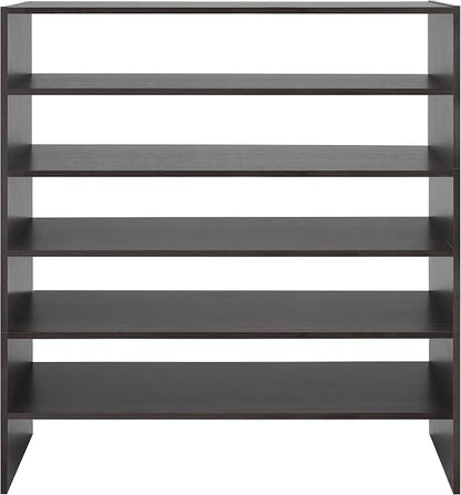 Whitmor Stackable 2-Tier Shoe Shelf, 31 inch, Espresso
