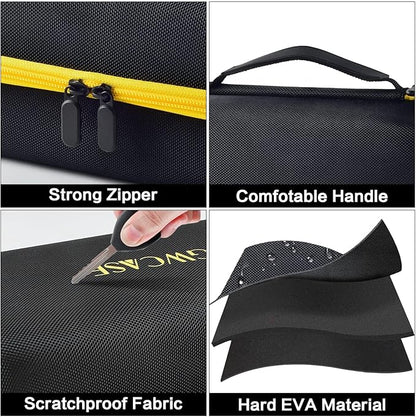 Case Compatible with Brady M210/ BMP21-PLUS/ M210 LAB Handheld Label Printer. Sticker Maker Portable Storage Holder Bag with Pocket for Brady Authentic Labels, USB Cable and Accessories (Box Only)