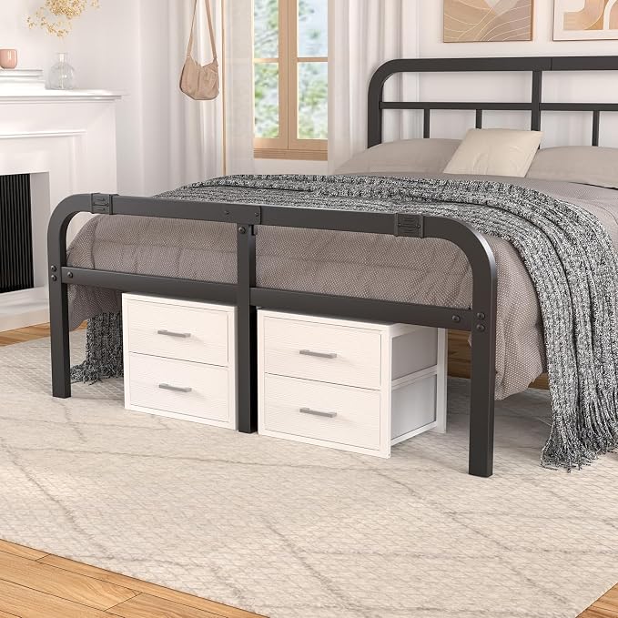 BOLUO Stackable Storage Drawers Closet Organizers and Storage Fabric White 2 Drawer Dresser for Bedroom Modern