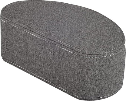 Remote Control Holder,TV Remote Caddy/Box with 5 Compartments,Bedside Table Organizer for Controller,Glasses,makeup brushes,jewelry and Media Player,Pen/Pencil Storage (Grey)