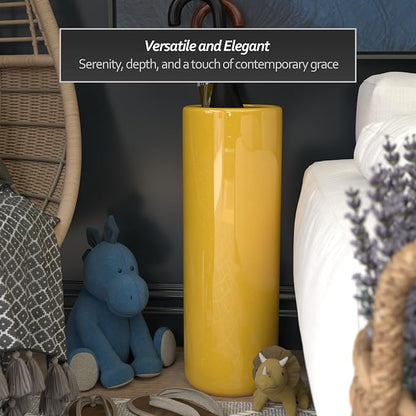 Red Lantern 24" Bright Yellow Umbrella Stand