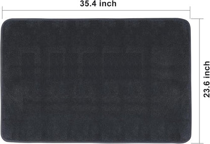 JOYMOOP Microfiber Towels for Cars, 35.4" x 23.6" Car Drying Towel, Dark Gray Reusable Car Towel, Quick Drying Car Microfiber Cleaning Cloth for RVs, SUVs, Trucks