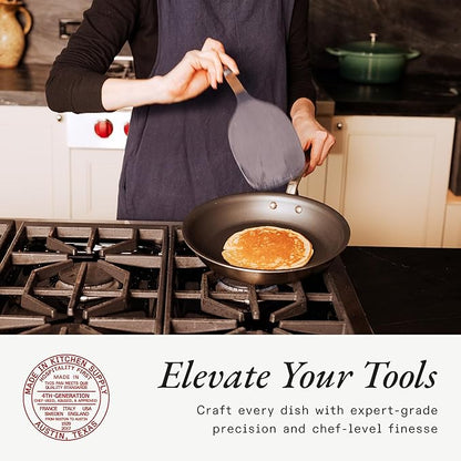 Made In Cookware - Rubber Spatula - Harbour Blue - Versatile Kitchen Essential - Dishwasher Safe