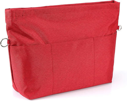 VANCORE Purse Bag Organizer Insert with 13 Pockets, Handbag and Tote Bag Inside Shaper with Zipper