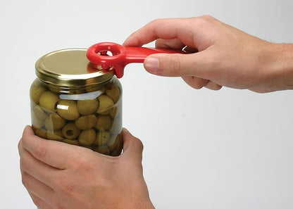 Brix Original Easy Jar Key Opener, Great for Kids and Arthritis and Carpal Tunnel Sufferers, Frosted Orange