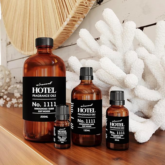 AirScent My Way Diffuser Oil Inspired by The 1 Hotel Miami Scent - Premium My Way Fragrance Oil for Ultrasonic and Waterless Diffusers and Crafting - 120 mL, 4 fl oz Glass Dropper Bottle