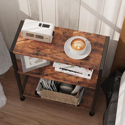 5-Tier Blanket Ladder & 3-Tier Side Table