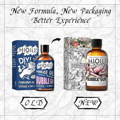 HIQILI Bubble Gum Fragrance Oil for Candle, Soap & Bath Bombs Making, Long Lasting Candy Scents, Home Diffuser Use - 1 Fl Oz