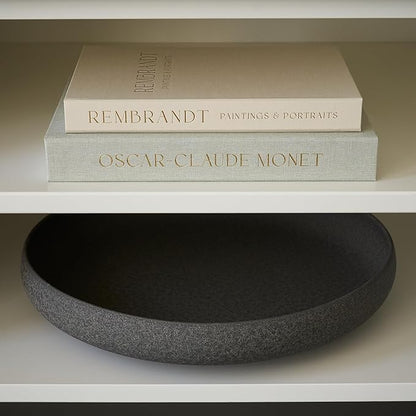 Beautiful Decorative Books - Set of 2 Linen Boxes Enhance Your Coffee Table, Bookshelf or Mantel Decor - Aesthetic Fake/Faux Books for Modern Home Decoration, Photo Storage and as a Keepsake Box
