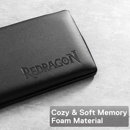 Redragon P036 Meteor M Computer Keyboard Wrist Rest Pad, Ergonomic Soft Memory Foam Wrist Support w/Anti-Slip Rubber Base, 80% 87 Keys TKL Size 14.13 x 2.87 in, 0.78 inch (20mm) Height, Black
