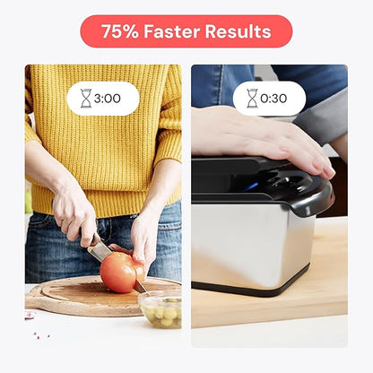 Fullstar Premium Vegetable Chopper and Mandoline Slicer - Food Chopper and Spiralizer with Container, Julienne Slicer, Fruit Slicer, Veggie Cutter, Kitchen Gadgets & Gift for Mom (14 in 1, Steel)