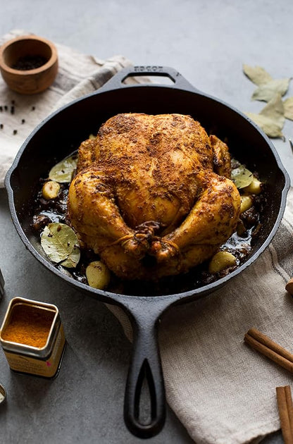 Lodge Seasoned Cast Iron Skillet - PFAS-Free, Non-Toxic Cookware - Use with an Oven, Stove, Grill, or Campfire - Naturally Non-Stick & Oven Safe - 12 Inches