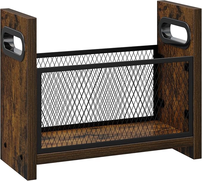 Magazine Rack, Magazine Holder for Magazines Books Newspapers in Home Office, Magazine Basket, Magazine Storage, Magazine File Holder for Desktop, Small
