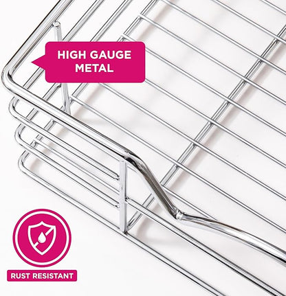 HOLDN’ STORAGE Pull Out Cabinet Organizer, Slide Out Drawer for Kitchen Cabinets & Pantry, Roll Out Shelf for Pots, Pans & Under Sink Storage, Heavy-Duty Full-Extension, 30" W x 21" D x 5" H