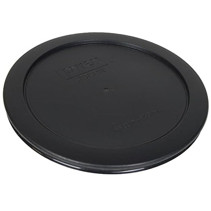 Pyrex 7201-PC 4-Cup Black Food Storage Replacement Lid (2-Pack) - Made in USA