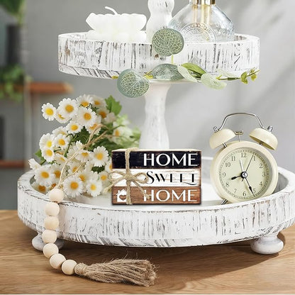 Mini Decorative Books For Home Decor, Small Wood Book Stack For Table Decor, Home Decor Book For Living Room Mantel, Farmhouse Stacked Books Decorative（L34）