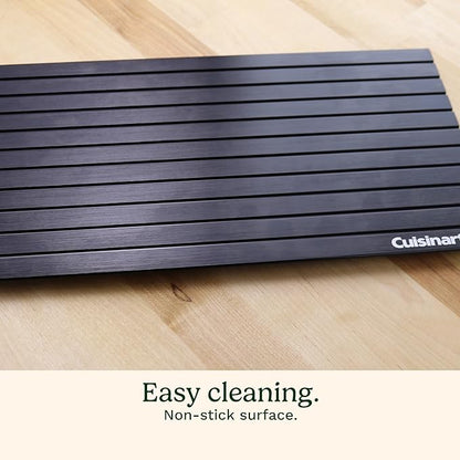 Cuisinart BBQ Defrosting Tray,Conductive Aluminum Rapid Thaw Plate for Frozen Meat,Quick Defrosting Tool Preserves Natural Flavors,NonStick Easy Clean Kitchen Gadget&Grilling Accessories,(Pack of 12)