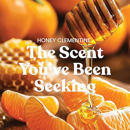 Yankee Candle Honey Clementine, Scented Candle, 22oz Large Jar with up to 150 Hour Burn Time, Giftable