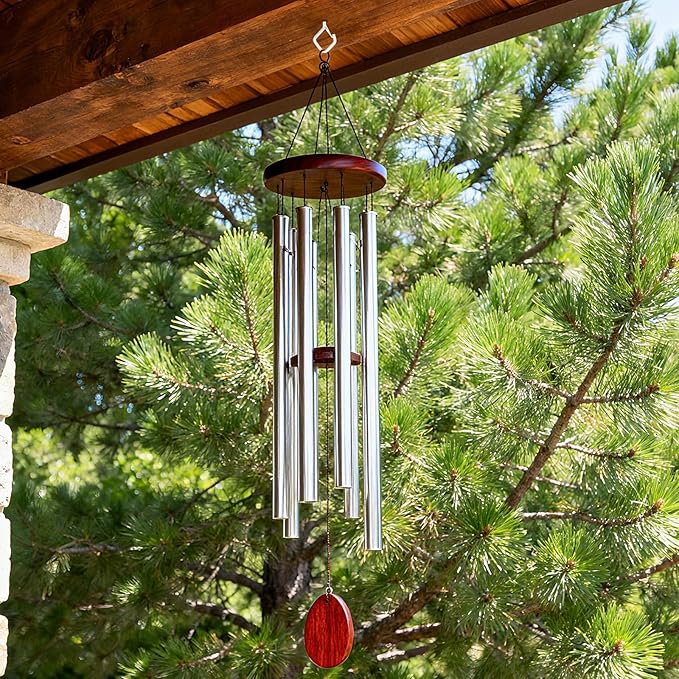 Screw Hooks 2.16 Inch, Metal Ceiling Hooks for Outdoor String Lights, Wind Chimes, Lanterns, and Hanging Decorations Indoor and Outdoor (304 Stainless Steel, 105)
