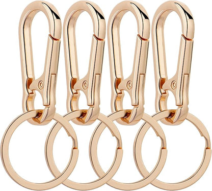 Wikavanli Metal Keychains Keyring Key Chain Ring Clip Holder Organizer for Home Car Keys Key Finder Women Men