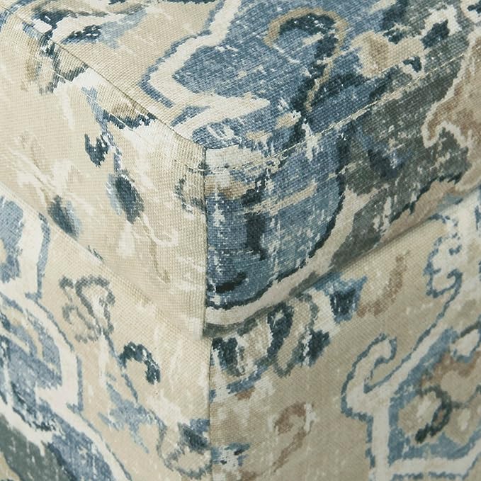 HomePop Large Decorative Storage Bench - Antiqued Blue