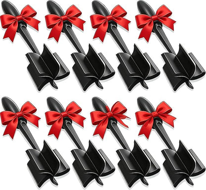 8Pcs Ground Meat Chopper - Nylon Nonstick Ground Beef Chopper with 5 Curved Blades & Ergonomic Non-Slip Handle, Dishwasher Safe Sturdy Meat Masher, Heat-Resistant Potato Masher for Kitchen