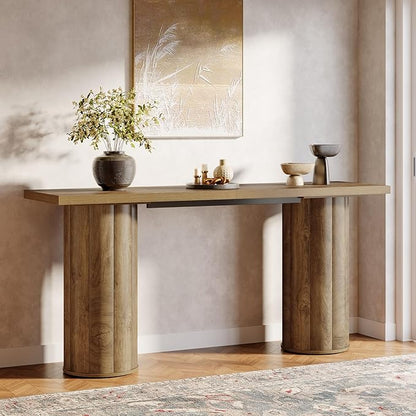 Tribesigns 70.86 Inch Long Sofa Console Table, Wooden Rectangular Entryway Table for Living Room, Entrance, Hallway, Foyer