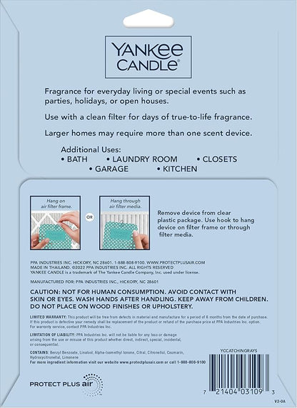 Yankee Candle Whole Home Air Freshener (Pack of 8, Catching Rays)