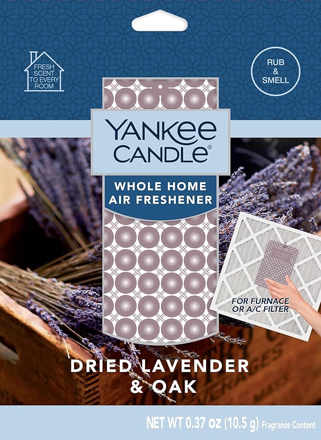 Yankee Candle Dried Lavender & Oak Whole Home Air Freshener (Pack of 8)