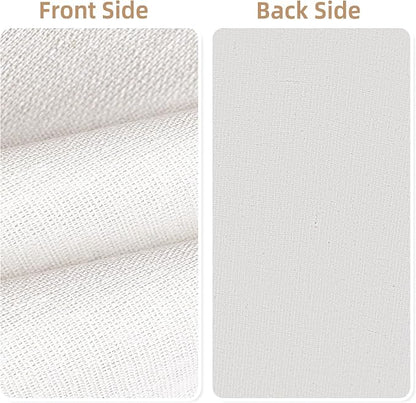 STORAGE MANIAC 2-Pack Large Laundry Hamper, 80L (21.1 Gal) Collapsible Laundry Basket with Bamboo Handles, Freestanding Waterproof Clothes Hamper for Laundry Room, Bedroom, Dorm, Towels, Beige