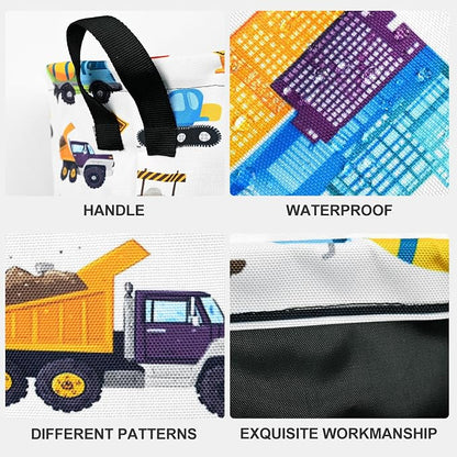 Truck Laundry Basket Waterproof Laundry Hamper Foldable Laundry Bag with Handles for Bedroom, Bathroom, Office, Clothes Storage