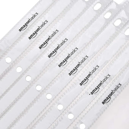 Amazon Basics Sheet Protectors for 3 Ring Binder, Heavyweight, Polypropylene, Top Loading, Letter Size, 8.5 x 11 Inch, 200-Pack, Clear