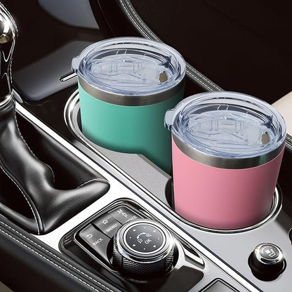 20oz Tumbler Bulk Stainless Steel Tumblers with Lid Vacuum Insulated Double Wall Travel Coffee Mug Powder Coated Tumbler Cup for Hot and Cold Drinks(Light Blue, 12 pack)
