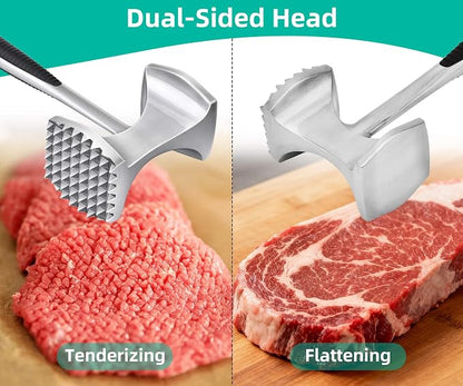 Aliglow Meat Tenderizer Hammer Tool Pounder For Tenderizing Steak Beef Poultry