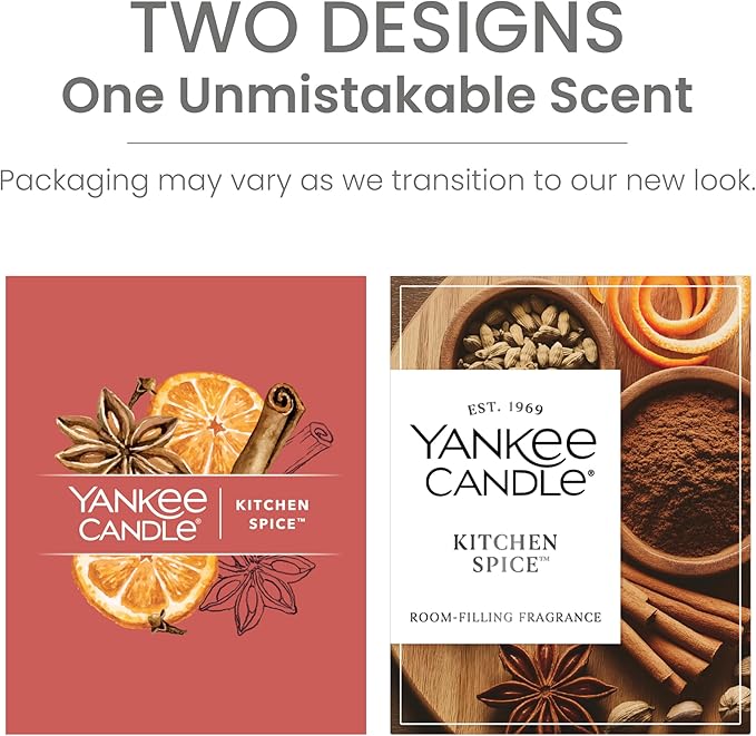 Yankee Candle Large Tumbler Scented Candle with up to 80 Hour Burn Time, Premium Plant Wax Blend for Consistent Burn, 20 oz Tumbler Candle with Room Filling Fragrance, Kitchen Spice