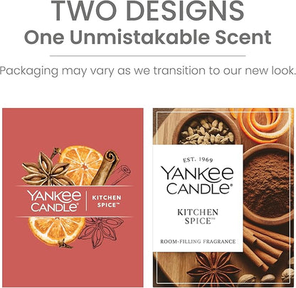 Yankee Candle Large Tumbler Scented Candle with up to 80 Hour Burn Time, Premium Plant Wax Blend for Consistent Burn, 20 oz Tumbler Candle with Room Filling Fragrance, Kitchen Spice