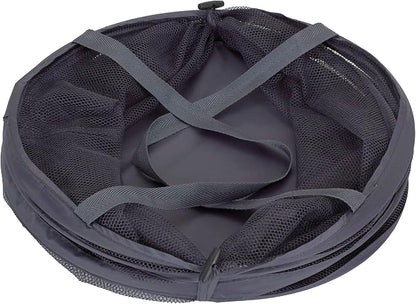 Household Essentials 2027-1 Pop-Up Collapsible Mesh Laundry Hamper | Charcoal