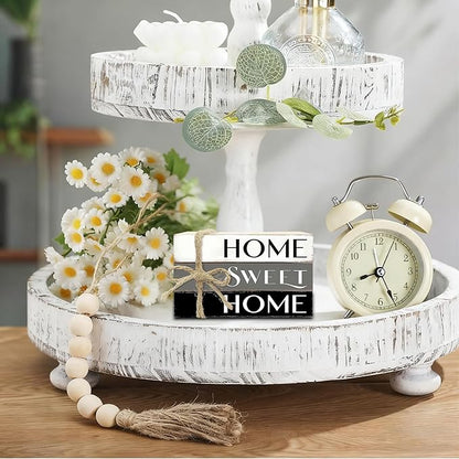 Mini Decorative Books For Home Decor, Small Wood Book Stack For Table Decor, Home Decor Book For Living Room Mantel, Farmhouse Stacked Books Decorative（L41）