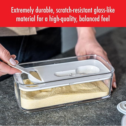 ZWILLING Fresh & Save Cube Box Set, 12-pc, Plastic, Airtight Dry Food Storage Container, Small & Medium Cube Set