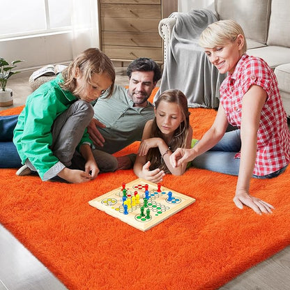 Boshengya 9X12 Large Area Rugs for Living Room Bedroom,Big Shag Rug for Bedroom Dorm,Soft Fluffy Indoor Carpet Plush Rugs for Living Room Home Decor