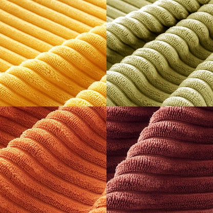 MIULEE Decorative Throw Pillow Covers 18x18 Inch Set of 4, Vibrant Cushion Covers Vintage Retro Home Fall Decor Mix and Match Color Clash Design for Sofa Couch Bed Living Room Yellow Orange Rust