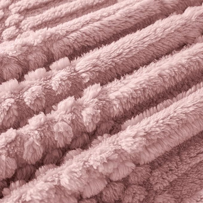 50x70 Inch Pink Throw Blanket - Soft & Fluffy Fleece, Cute & Aesthetic, Perfect for Sofa, Couch, Chair, Bed, Living Room & Bedroom, All-Season Use, Plush & Cozy Decorative Blanket