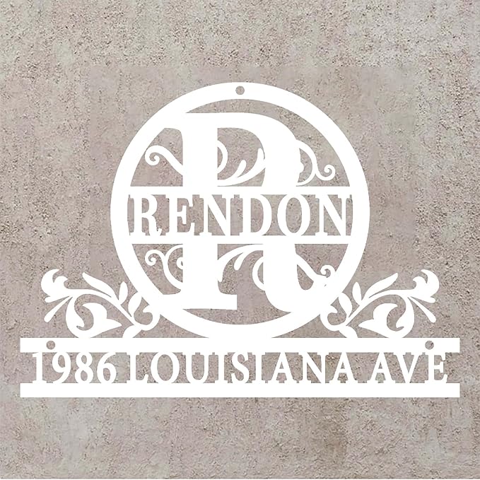 House Signs Personalized Outdoors,Home Address Signs for House,Custom House Number Sign,House Address Plaque for Outside,Custom Metal Signs Outdoor,Outdoor Wall Art,Address Signs for Yard